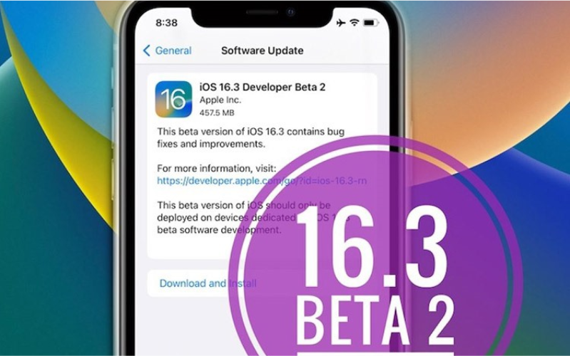 Bản beta đầu tiên của iOS 16.3 đã được phát hành gần một tháng trước