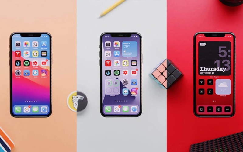 thay đổi hình nền cho iPhone