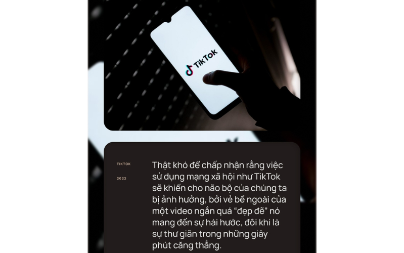 Suy giảm khả năng tập trung nếu nghiện TikTok