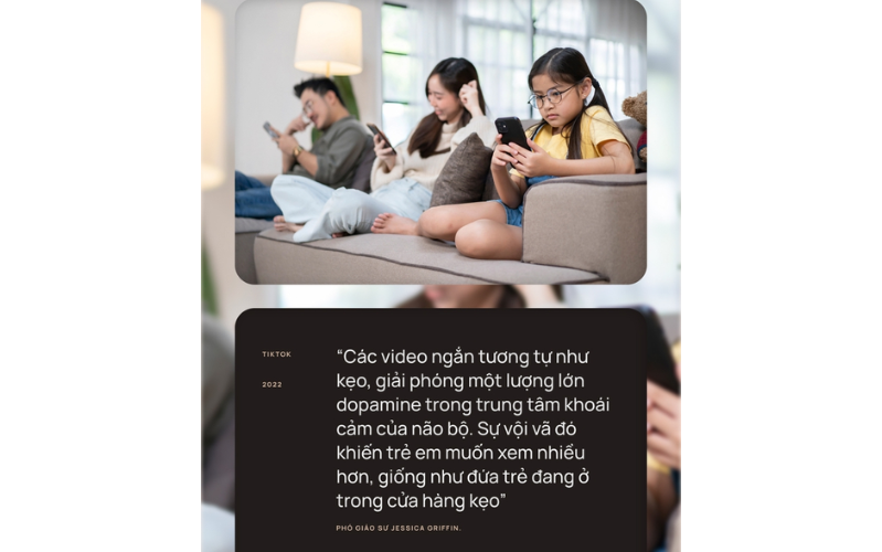 TikTok ảnh hưởng không tốt đến não bộ của trẻ em