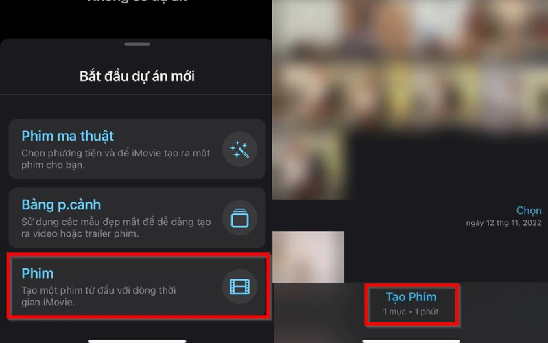 Nhấn vào clip rồi chọn biểu tượng Đồng hồ tốc độ từ menu công cụ