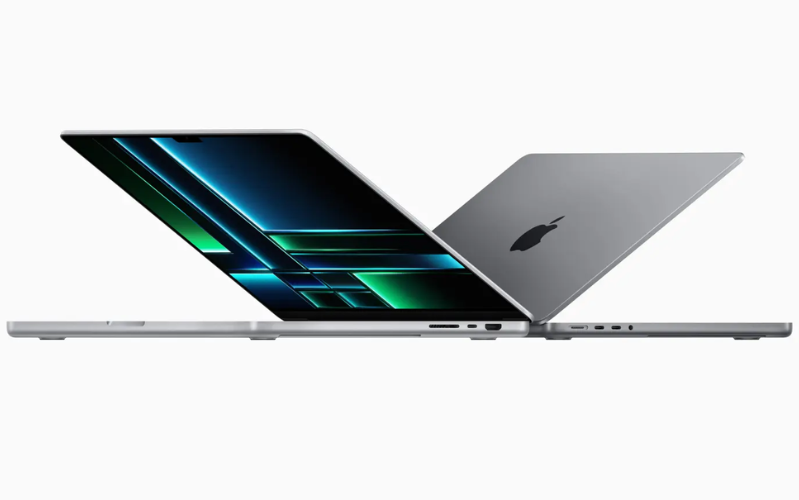 Phiên bản MacBook Pro M2/M2 Max có hai màu là bạc và xám không gian