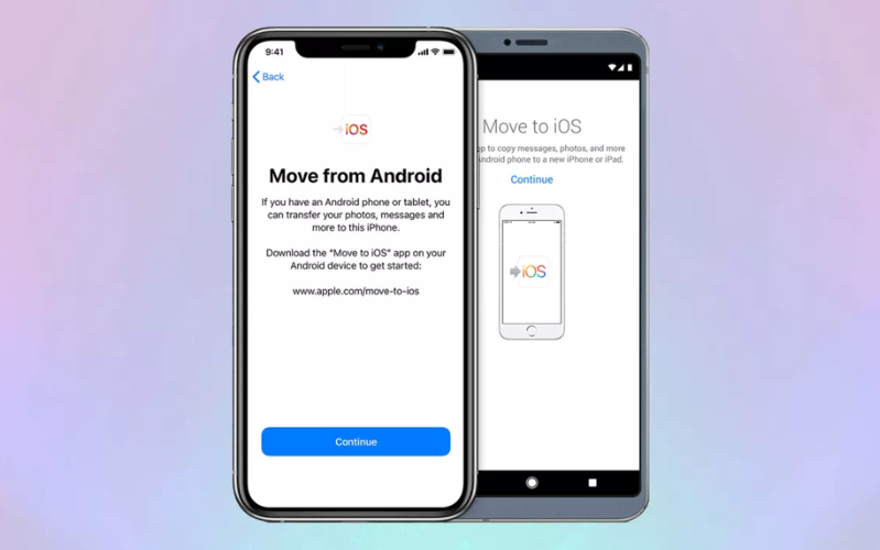 chuyển dữ liệu từ thiết bị Android sang iPhone