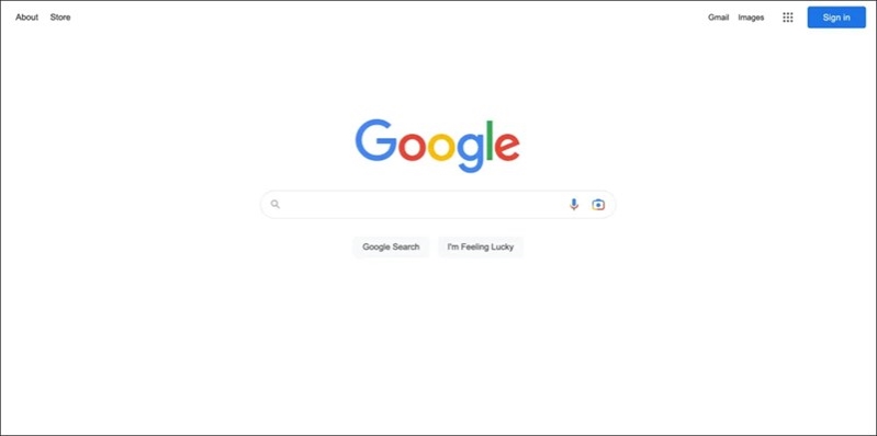 bạn sẽ tìm thấy các phím tắt cho tìm kiếm bằng giọng nói và Google Lens