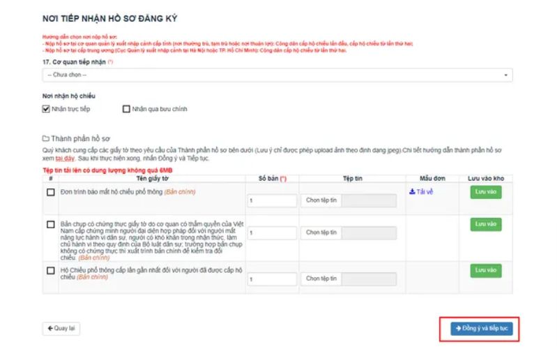 cách làm hộ chiếu online tại nhà