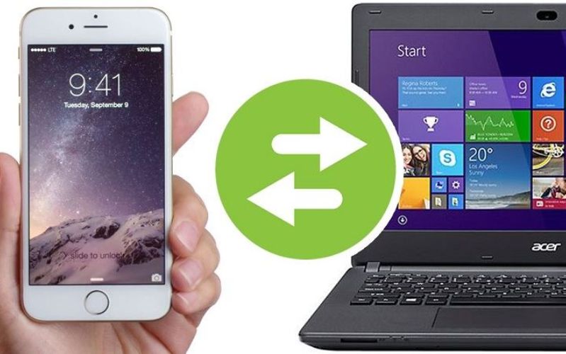 iPhone kết nối với windows 11