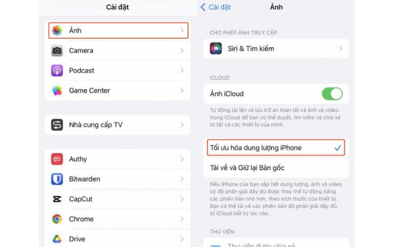 Quá trình xử lý có thể mất hơi nhiều thời gian phụ thuộc vào số ảnh và video trên iPhone