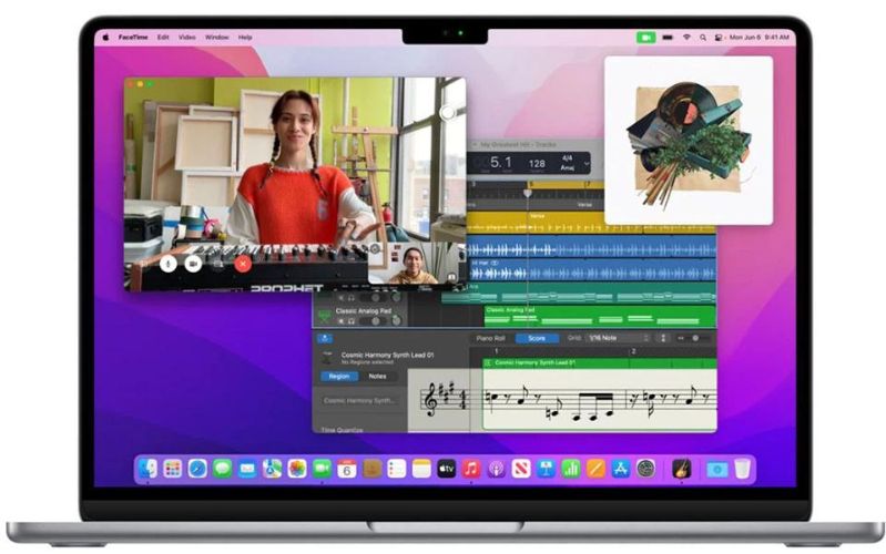 Camera và loa của Macbook Air 2022