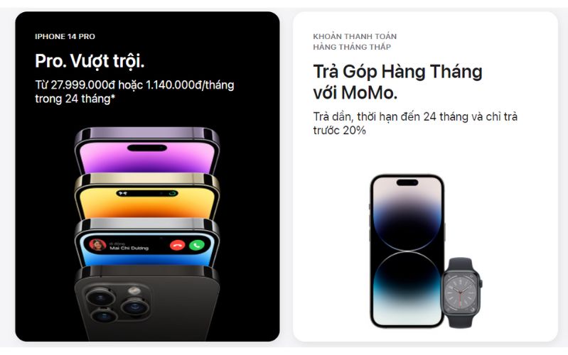 Apple bán trả góp như thế nào
