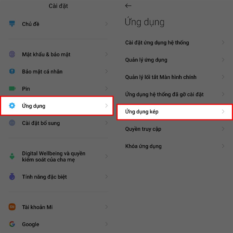 Nhân đôi ứng dụng