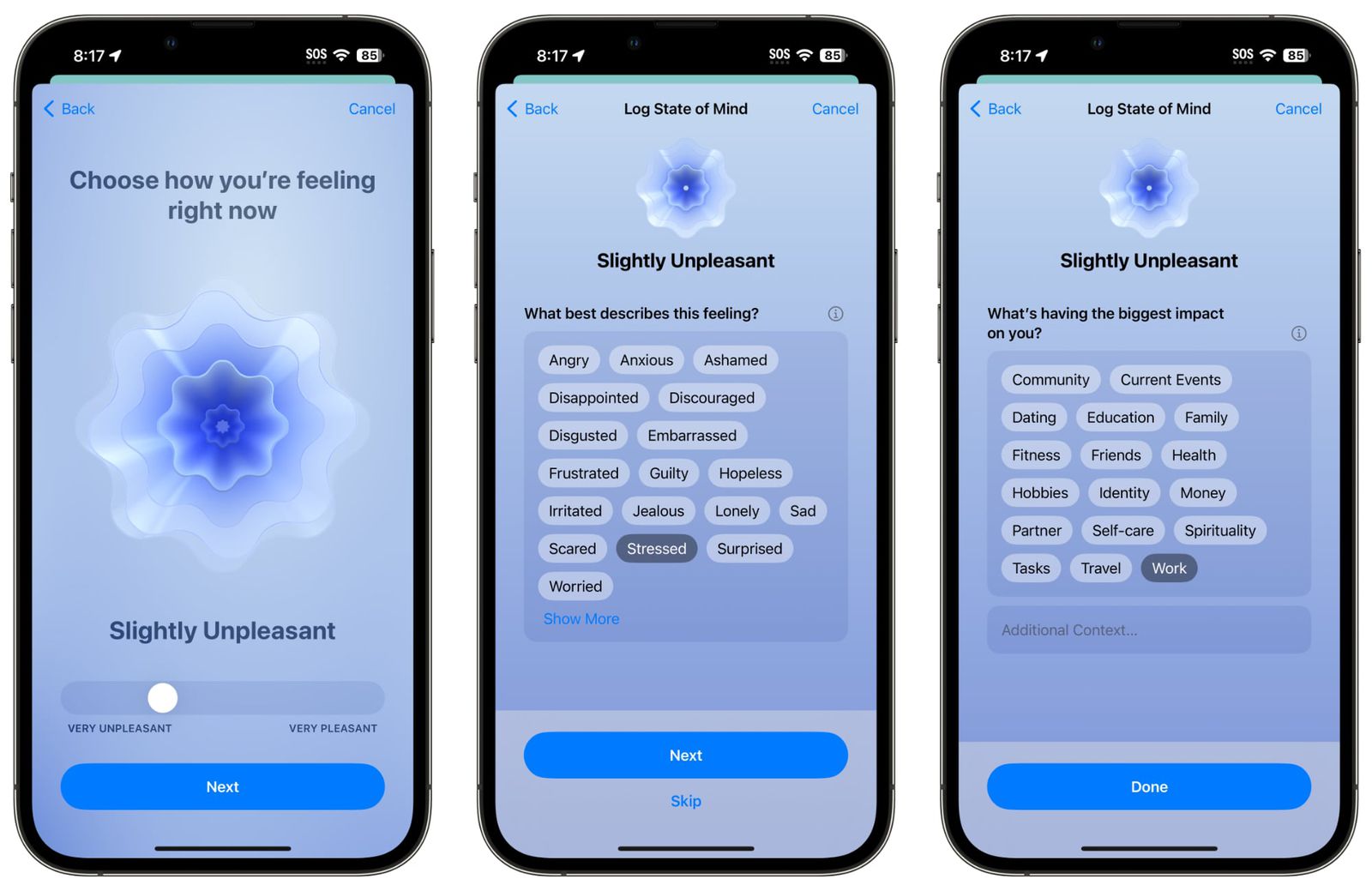 Ứng dụng Sức khỏe trên iOS 17