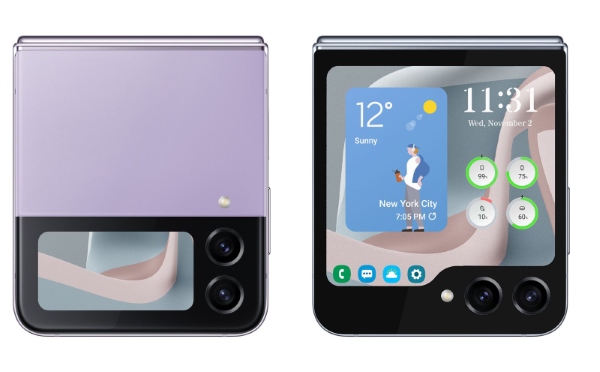 Màu tím của Samsung Galaxy Z Flip5 
