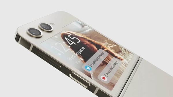 Màu kem của Samsung Galaxy Z Flip5 