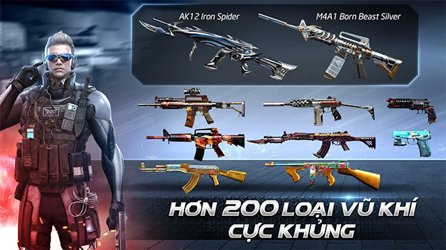Gần 200 vũ khí mới 