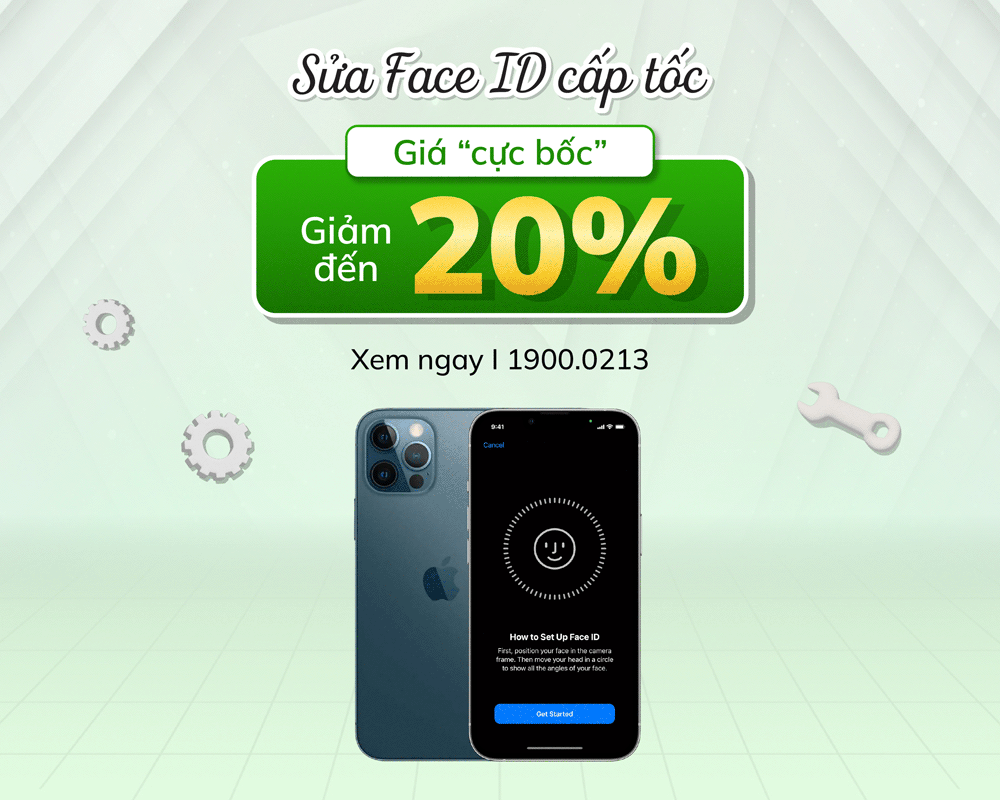 Giảm đến 20% chi phí sửa lỗi Face ID