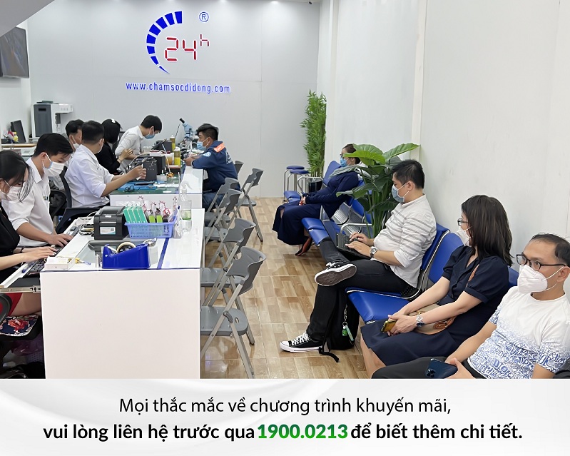 Khách hàng sẽ được hỗ trợ tư vấn tận tình khi liên hệ trước qua 1900.0213