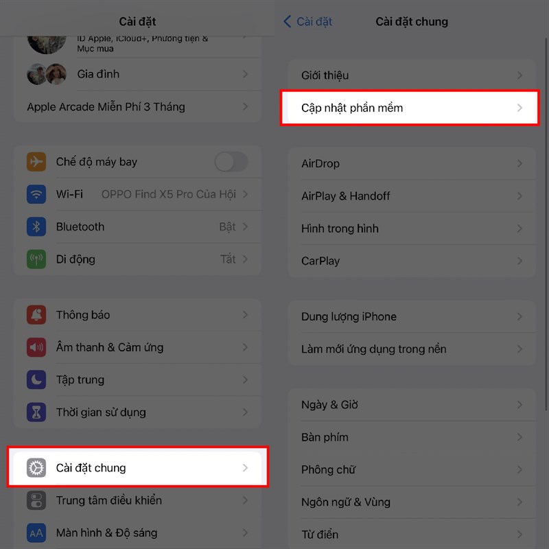 Cách cập nhật iOS 17 chính thức từ cài đặt