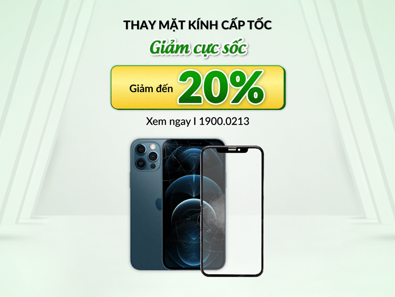 ép kính màn hình iphone lấy liền