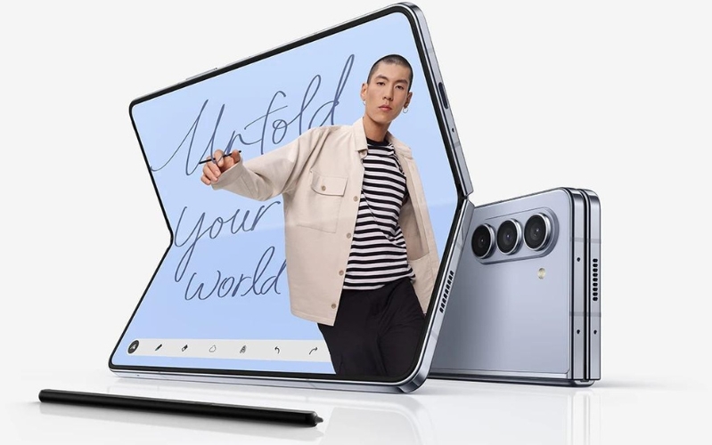 Điện thoại màn hình gập Fold5 với nhiều cải tiến ấn tượng