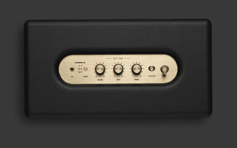 Marshall Stanmore 2 và 3 có nút điều chỉnh tiện lợi