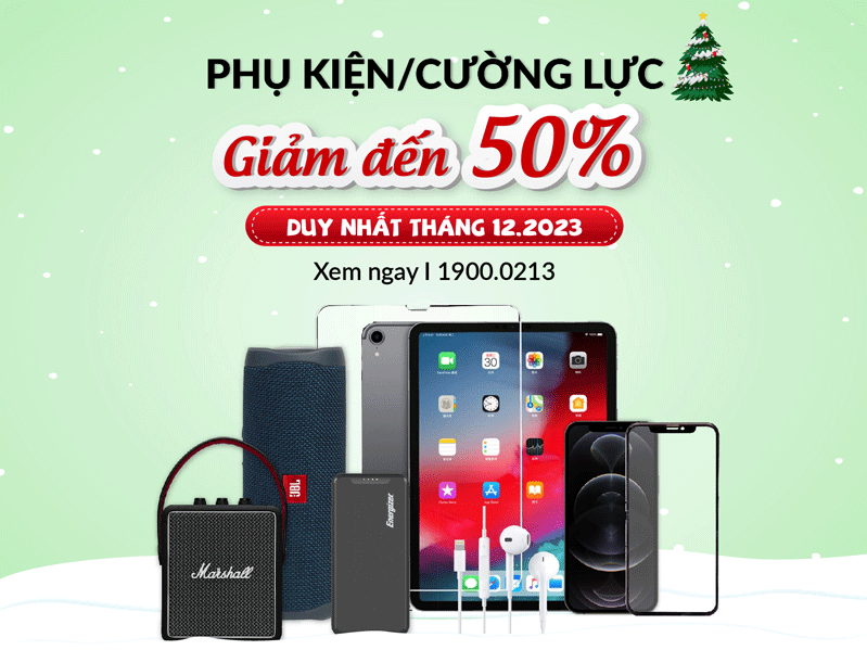sửa chữa Giảm đến 50% chi phí dán cường lực/phụ kiện