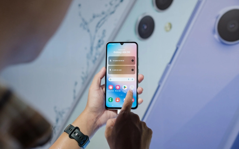  Galaxy A34 5G nổi bật hơn nhờ đem lại các trải nghiệm màn hình tuyệt vời