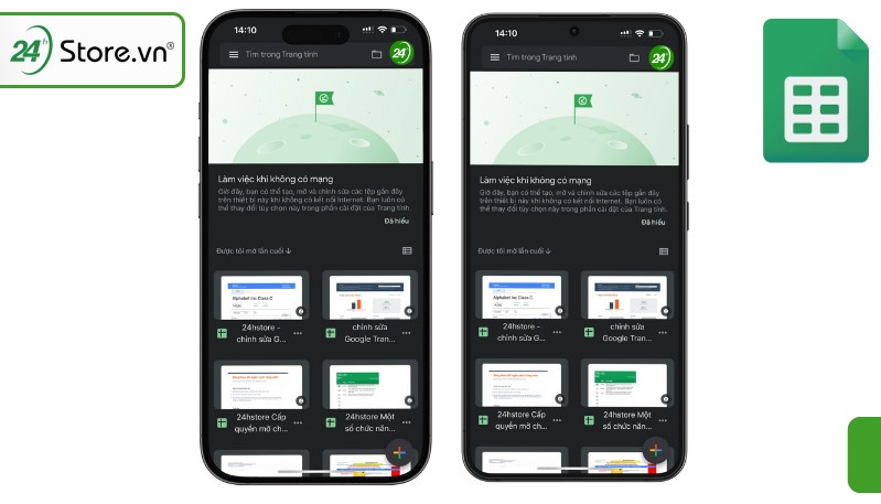 Cách chỉnh sửa Google Trang tính trên điện thoại iPhone, Android