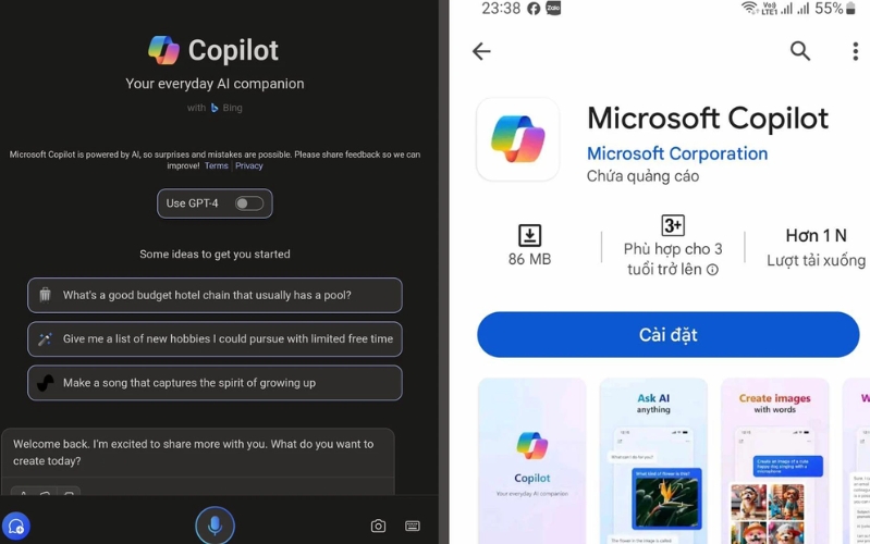 Tải ứng dụng trên Cửa hàng Google Play