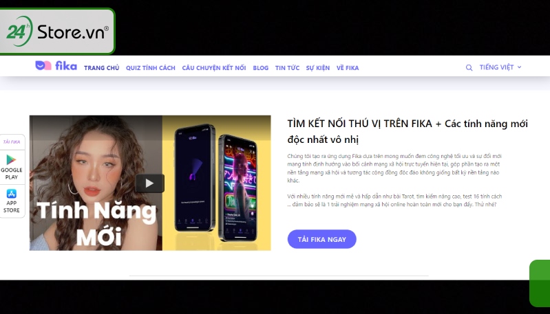 Các tính năng giải trí tăng kết nối nổi bật khác trên Fika