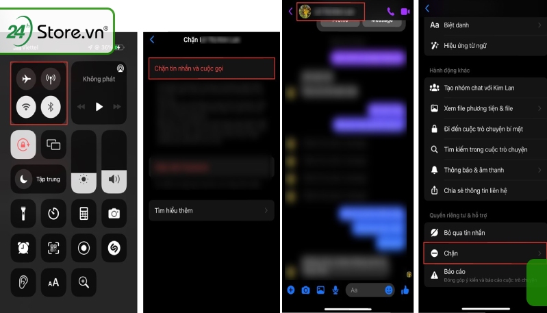 Thực hiện chặn trước khi đặt biệt danh bí mật trên Messenger