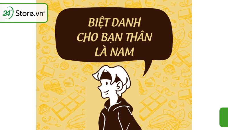 Biệt danh dễ thương cute cho bạn thân nam trên Messenger