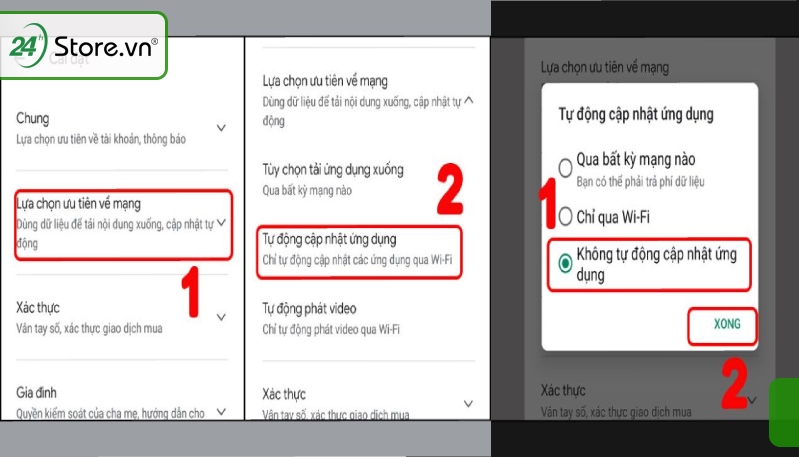 Lựa chọn cập nhật cho Messenger phiên bản cũ