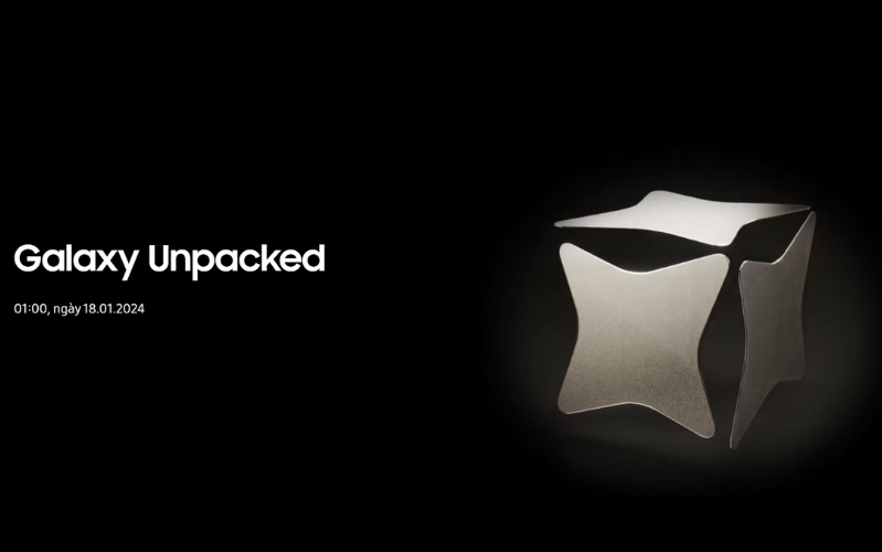 Sự kiện Galaxy Unpacked 2024 ra mắt vào tháng 1