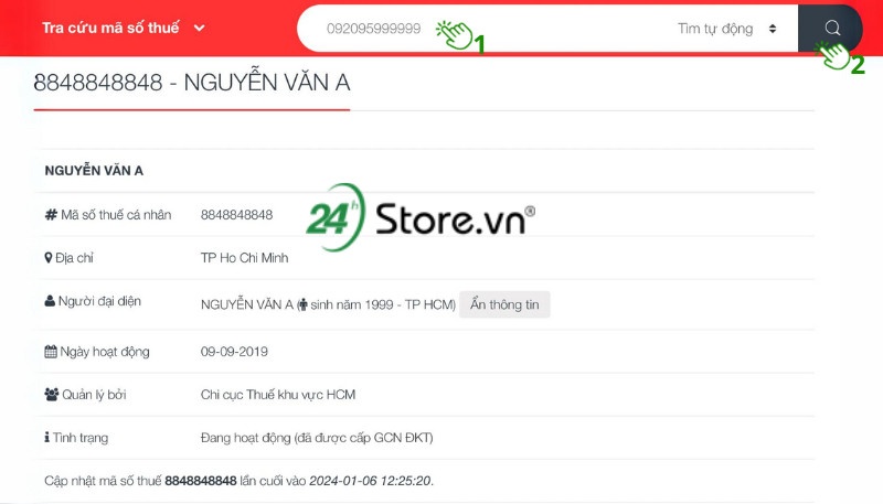  Tra cứu mã số thuế cá nhân đơn giản qua website MaSoThue (nhanh nhất)