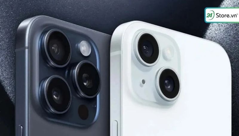 Sự khác biệt của camera iPhone 15 Pro và 15 tiêu chuẩn