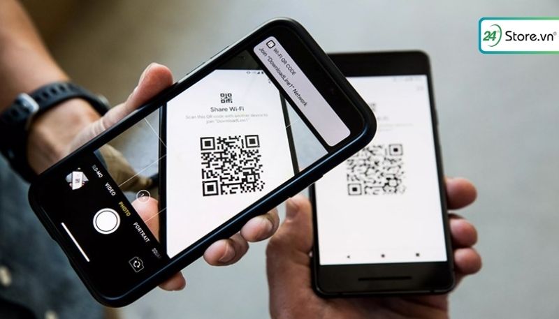 Cách cài đặt kết nối WiFi bằng mã QR