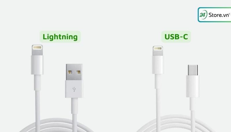Khác biệt về cổng sạc kết nối của iPhone 15 và 14 tiêu chuẩn