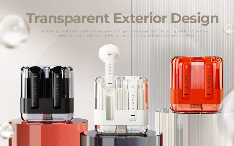 Tai nghe Bluetooth Havit TW981 với 3 sự lựa chọn màu sắc