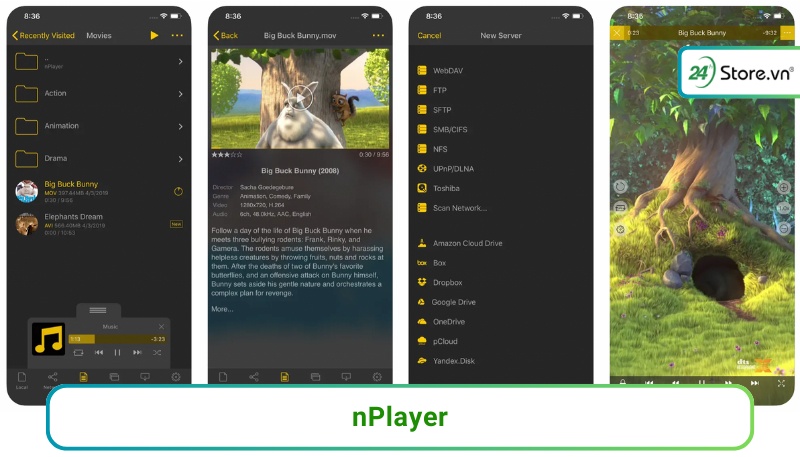 nPlayer app xem phim ios