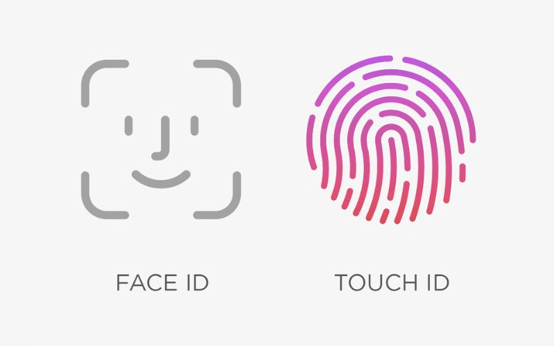 Face ID và Touch ID đóng vai trò quan trọng dùng để bảo mật những thông tin cá nhân của người dùng.