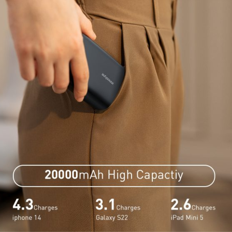 Sạc dự phòng Innostyle Powermax PD 20W 20000mAh IP20KPDBLK Sạc dự phòng nhỏ gọn