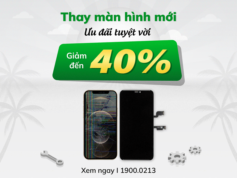 bảng giá thay màn hình iphone