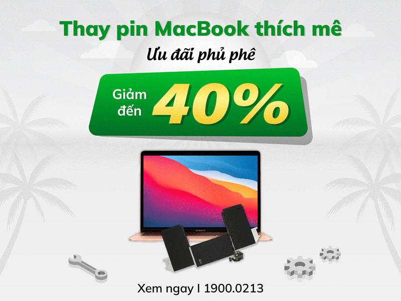 Thay pin MacBook