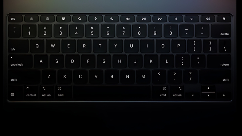 Dãy phím chức năng trên Magic Keyboard