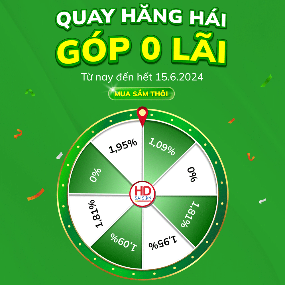QUAY HĂNG HÁI - GÓP 0 LÃI QUAY HĂNG HÁI - GÓP 0 LÃI