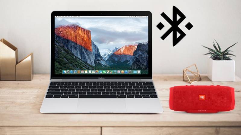 phát âm thanh điện thoại/máy tính cùng lúc trên 2 loa Bluetooth Bạn mở Bluetooth và ghép nối loa với MacBook.