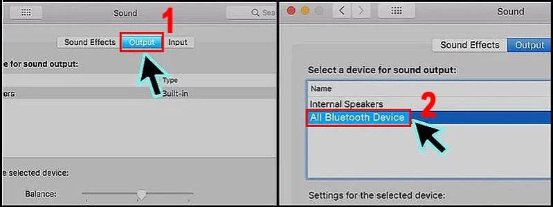 phát âm thanh điện thoại/máy tính cùng lúc trên 2 loa Bluetooth Chọn cụm loa với tên mà bạn đã thiết lập trước đó