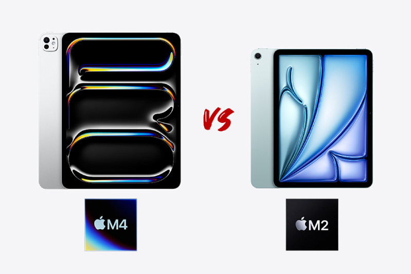 So sánh iPad Pro M4 vs iPad Air M2 Pro M4 và Air M2