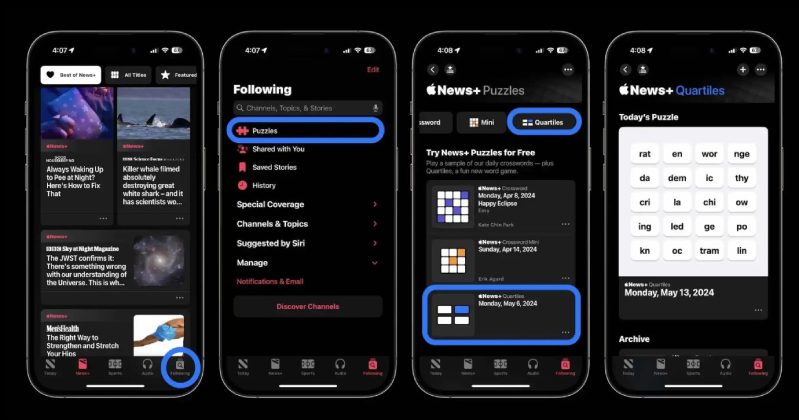 Đăng ký Apple New+ không chỉ giúp người dùng có thể chơi game Quartiles mà còn mở ra cánh cửa nhiều thông tin 