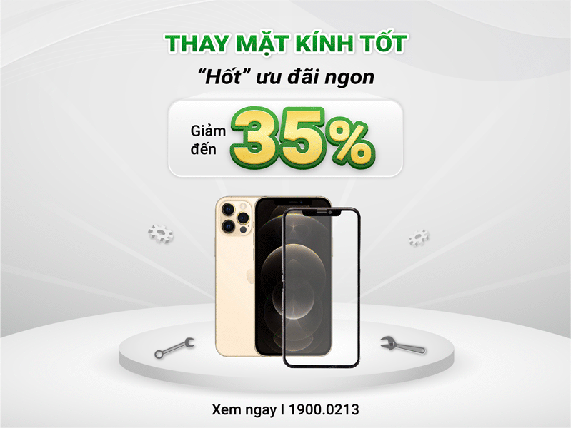 thay mặt kính iPhone giá tốt
